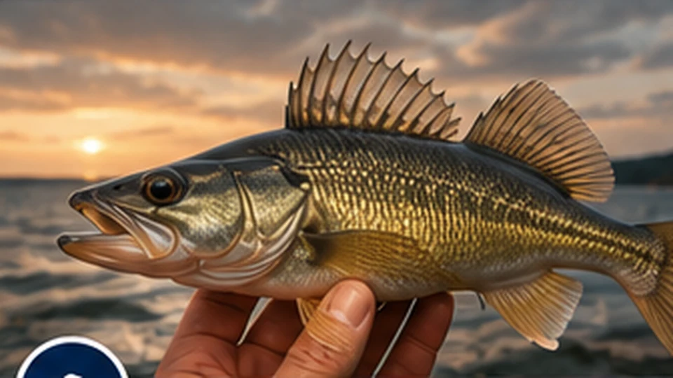 Walleye representing fish species caught from shore