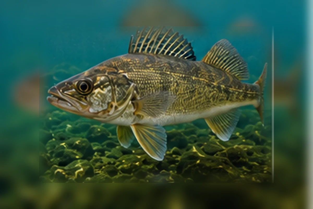 Walleye representing fish species caught from shore